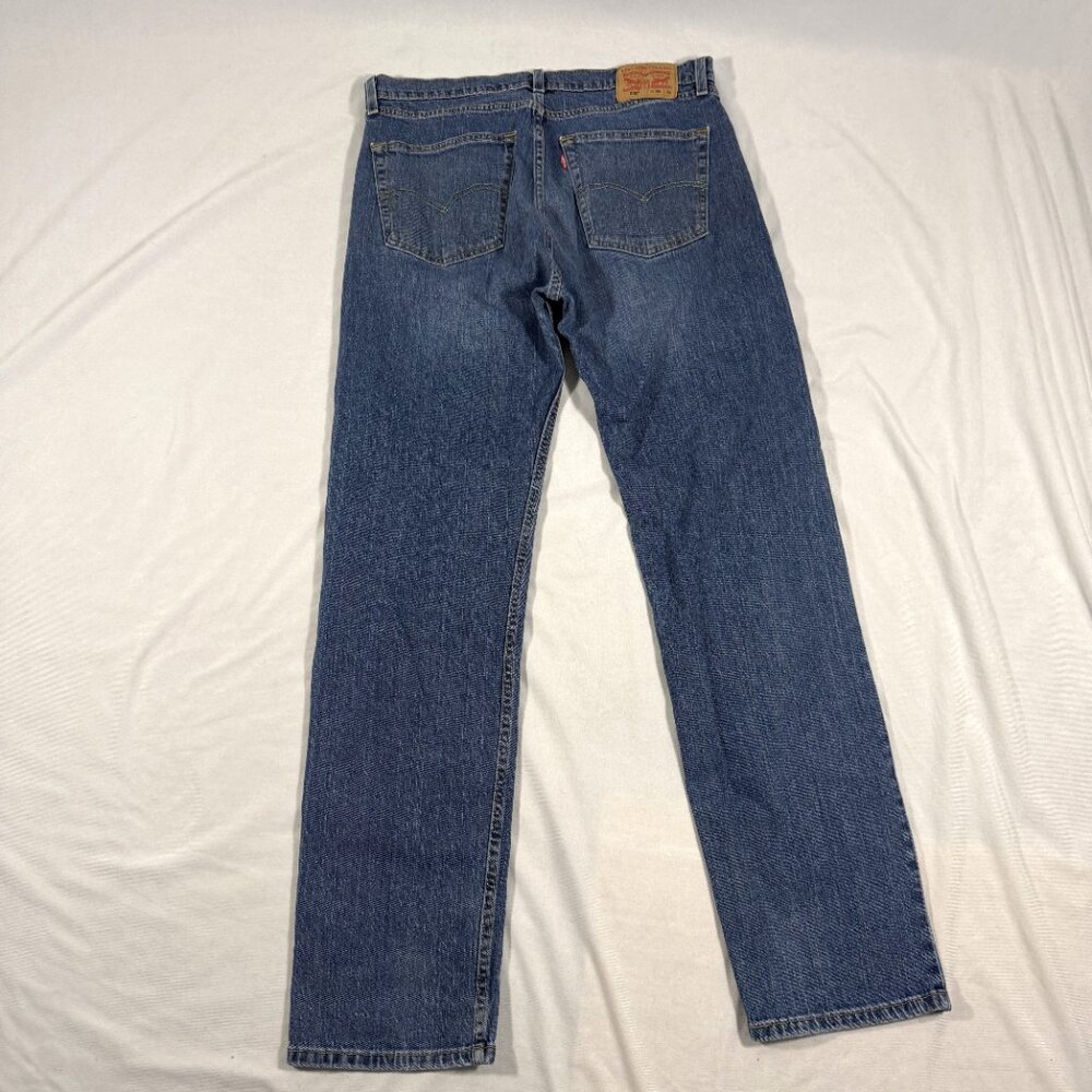 Levis 505 Jeans 36X34 Blue Perfectly Faded - Picture 3 of 10